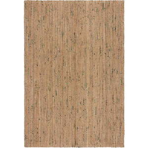 Oboustranný ručně tkaný jutový koberec v zeleno-přírodní barvě 120x170 cm Jute Boucle Green – Flair Rugs obraz