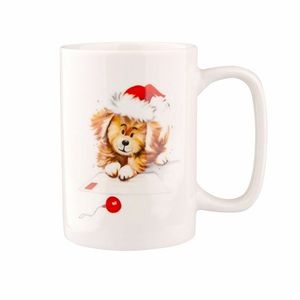 Altom Porcelánový hrnek Xmas Dog D, 300 ml obraz