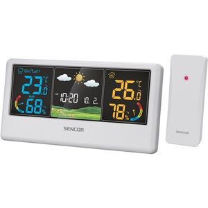 Sencor SWS 4100 W meteostanice, bílá obraz