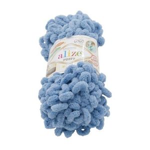 Bellatex Příze PUFFY modrošedá, 100 g / 9 m obraz