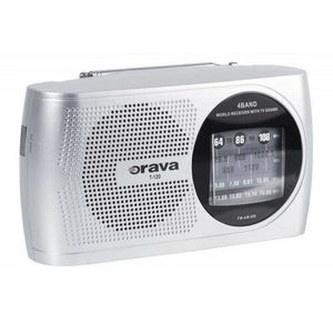 Orava T-120 S přenosný rádio přijímač s rozsahem FM/AM/SW obraz