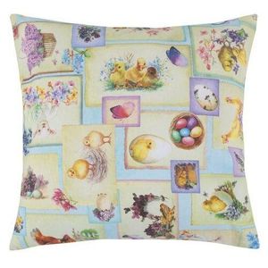 Bellatex Povlak na polštářek EMA Velikonoce Patchwork, 40 x 40 cm obraz