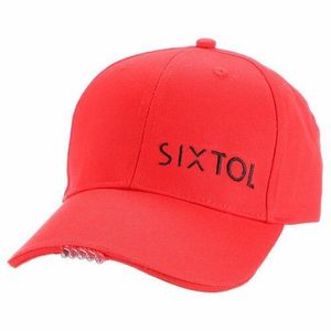 Sixtol Kšiltovka s LED světlem B-CAP 25lm, USB, uni, červená obraz