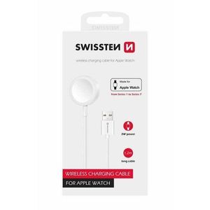 SWISSTEN Magnetický nabíjecí kabel pro Apple Watch USB, 1, 2 m, bílá obraz