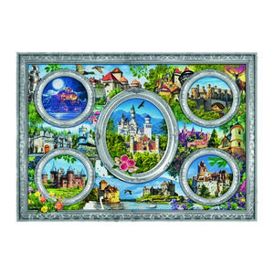 Trefl Panoramatické puzzle Světové zámky obraz