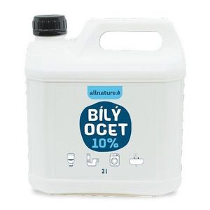 Allnature Bílý ocet 10%, 3000 ml obraz