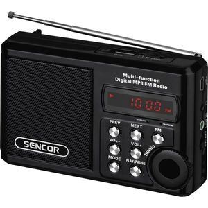 Sencor SRD 215 B rádio s USB/MP3, černá obraz