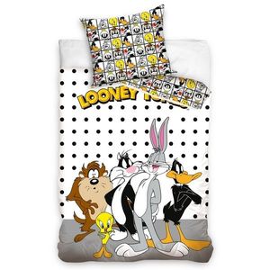 Carbotex Dětské bavlněné povlečení Kamarádi z Looney Tunes, 140 x 200 cm, 70 x 90 cm obraz