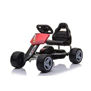 Baby Mix Dětská šlapací motokára Go-kart Speedy, červená obraz