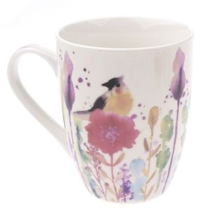 Porcelánový hrnek Bird, 340 ml obraz