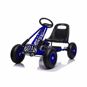 Baby mix Dětská šlapací motokára Go-kart Razor, modrá obraz