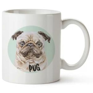 Bohemia Gifts Keramický hrnek - Pug, 350 ml obraz