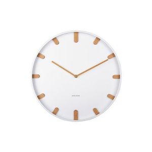 Karlsson 5942WH designové nástěnné hodiny 40 cm obraz