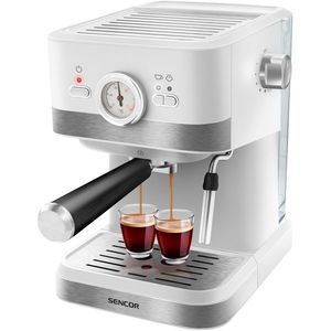 Sencor SES 1720WH espresso kávovar, bílá obraz