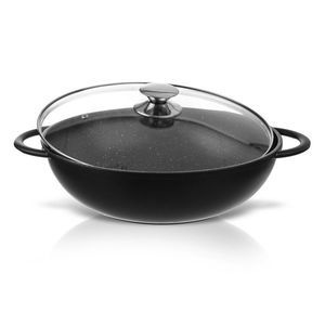 Pánev WOK GRANDE pr. 32 cm skleněná poklice obraz