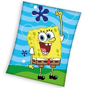 Carbotex Dětská deka Sponge Bob Zábava v Moři, 130 x 170 cm obraz