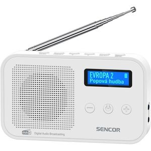 Sencor SRD 7200 W DAB+/FM digitální rádio, bílá obraz