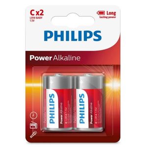 Philips Baterie C 1, 5 V Power Alkaline obraz