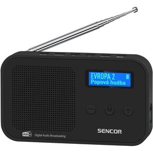 Sencor SRD 7200 B DAB+/FM digitální rádio, černá obraz