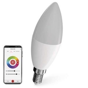 EMOS Chytrá LED žárovka GoSmart E14 4, 8W 230V Wi-Fi RGB stmívatelná obraz