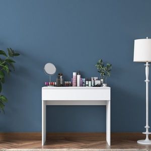 Kalune Design Minimalistický toaletní stolek Alisson bílý obraz