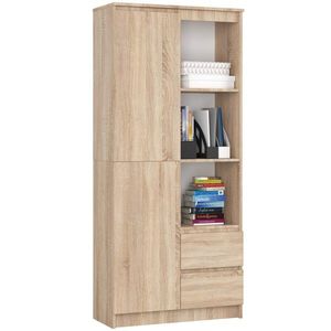 Ak furniture Skříň Rexa 80 cm dub sonoma obraz