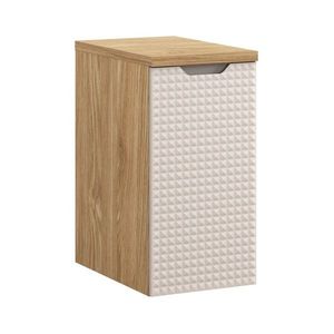 Comad Závěsná koupelnová skříňka Luxor Beige s deskou 81-30-1D béžová/dub olejovaný obraz