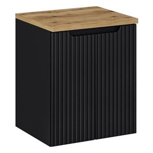 Comad Závěsná skříňka Nova Black II s deskou 50 cm černá obraz