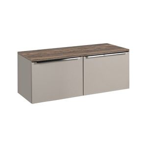 Comad Závěsná skříňka pod umyvadlo SantaFe s deskou 120 cm taupe/dub santa fe vintage obraz