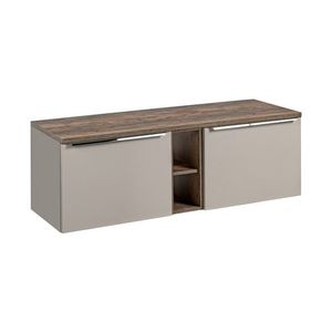 Comad Závěsná skříňka pod umyvadlo SantaFe s deskou 140 cm taupe/dub santa fe vintage obraz