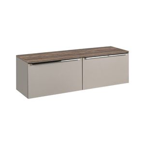 Comad Závěsná skříňka pod umyvadlo SantaFe s deskou 160 cm taupe/dub santa fe vintage obraz