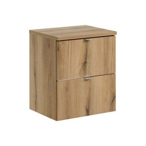 Comad Závěsná umyvadlová skříňka Nova Oak s deskou 50 cm dub evoke obraz