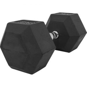 Gorilla Sports Hexagon jednoruční činka pogumovaná, 35 kg 76738 obraz