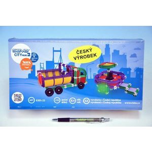 Seva City mini 2 Stavebnice plast 233ks v krabici 31, 5x16, 5x7, 5cm obraz