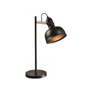 Candellux Černá stolní lampa Reno pro žárovku E27 41-80066 obraz