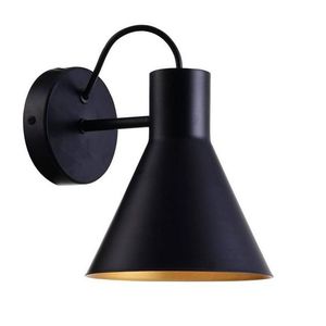 Candellux Černo-zlaté nástěnné svítidlo More pro žárovku E27 21-71149 obraz