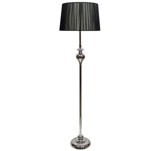 Candellux Černá stojací lampa Gillenia pro žárovku E27 51-21420 obraz