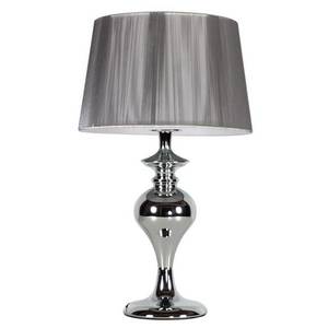 Candellux Stříbrná stolní lampa Gillenia pro žárovku E27 41-11954 obraz