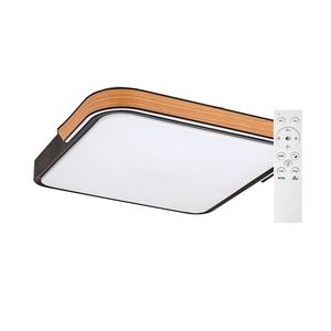 Rabalux SMART WIFI Černé stropní LED svítidlo Arild čtvercové 500x500mm 48W RGB+CCT s DO 71146 obraz