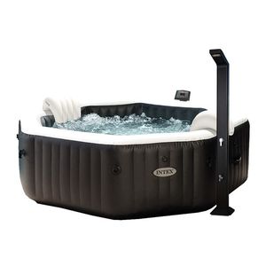 Intex | Vířivý bazén Pure Spa - Jet & Bubble Deluxe HWS 6 + Solární sprcha UNO 35 l hliníková s LED světlem | 19900163 obraz