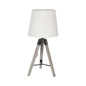 Atmosphera Atmosphera - Stolní lampa RUNO 1xE27/25W/230V dřevo/bílá obraz