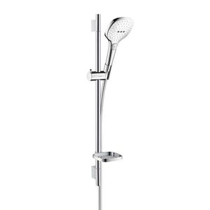 HANSGROHE Raindance Select E Sprchová souprava 120, 3 proudy, EcoSmart 9 l/min, bílá/chrom 26622400 obraz