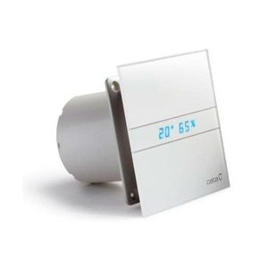 CATA E-120 GTH koupelnový ventilátor axiální s automatem, 6W/11W, potrubí 120, bílá 00901200 obraz