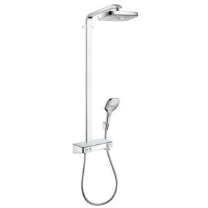 HANSGROHE Raindance Select E Sprchový set Showerpipe 300 s termostatem, 2 proudy, EcoSmart 9 l/min, chrom 27283000 obraz