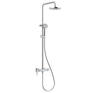 KLUDI Logo Sprchový set Dual Shower System s baterií, 20 cm, chrom 6808505-00 obraz