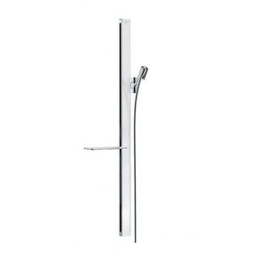 HANSGROHE Unica'E Sprchová tyč 90 cm, se sprchovou hadicí, bílá/chrom 27640400 obraz