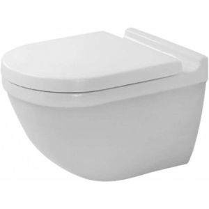 DURAVIT Starck 3 Závěsné WC, Rimless, bílá 2527090000 obraz