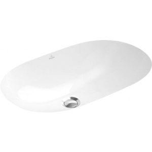 VILLEROY & BOCH O.novo Vestavné umyvadlo 53x32 cm, s přepadem, Ceramicplus, bílá 416250R1 obraz