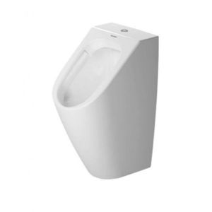 DURAVIT ME by Starck Pisoár, horní přívod vody, Rimless, s WonderGliss, alpská bílá 28153000001 obraz