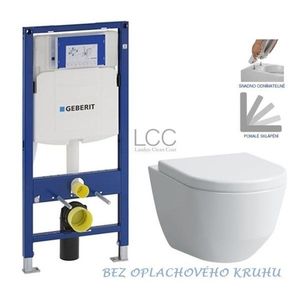 Geberit Duofix WC LAUFEN PRO LCC RIMLESS + SEDÁTKO 111.300.00.5 LP2 obraz